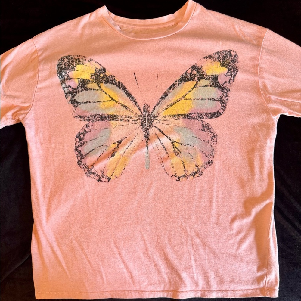 3 Graphic Tee Shirts Art of class & Cat & Jack Pink, Cream & Gray - Picture 6 of 7